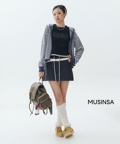 SUNBURNPROJECT(サンバーンプロジェクト)の「Logo Patch Layered Long Sleeve Top, BLACK(Tシャツ/カットソー・レディース・その他・FREE)」の6枚目の写真
