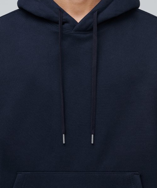 MUSINSA STANDARD（ムシンサスタンダード）の「フリースフード付きスウェットシャツ[ネイビー]（パーカー・メンズ・その他・XX-LARGE/XXX-LARGE/SMALL/MEDIUM/LARGE/X-LARGE）」の5枚目の写真