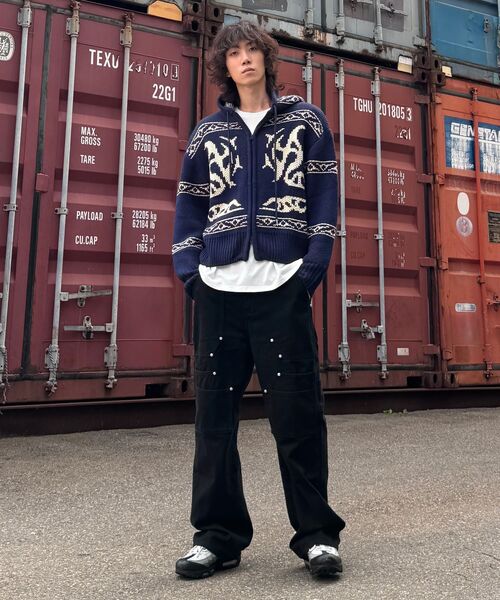 NOMANUAL（NOMANUAL）の「COWICHAN HOODED ZIP-UP - BLACK（ニット/セーター・レディース・その他・MEDIUM/LARGE/X-LARGE）」の17枚目の写真