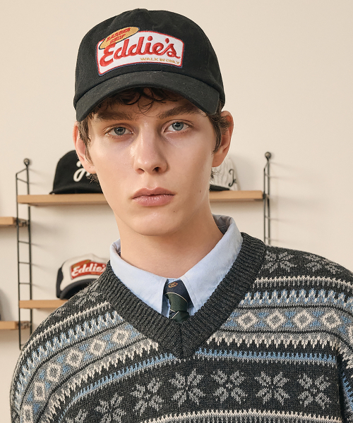 セール】エディスウォッシングボールキャップ（ブラック）（キャップ