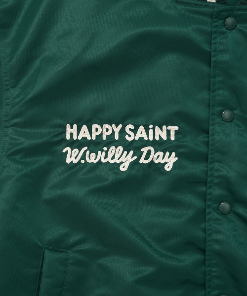 Wacky WiLLy(ワッキーウィリー)の「ナイロンバスティジャケット グリーン(スタジャン・レディース・その他・SMALL/MEDIUM/LARGE/X-LARGE)」の6枚目の写真