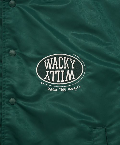 Wacky WiLLy(ワッキーウィリー)の「ナイロンバスティジャケット グリーン(スタジャン・レディース・その他・SMALL/MEDIUM/LARGE/X-LARGE)」の7枚目の写真