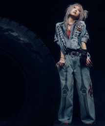 VANSON（ヴァンソン）の「JACKROSE×VANSON×GALFY-骨犬 Buggy Denim Pants（デニムパンツ）」