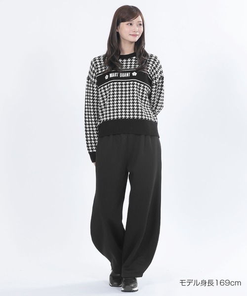 MARY QUANT（マリークワント）の「千鳥ロゴラインニット プルオーバー