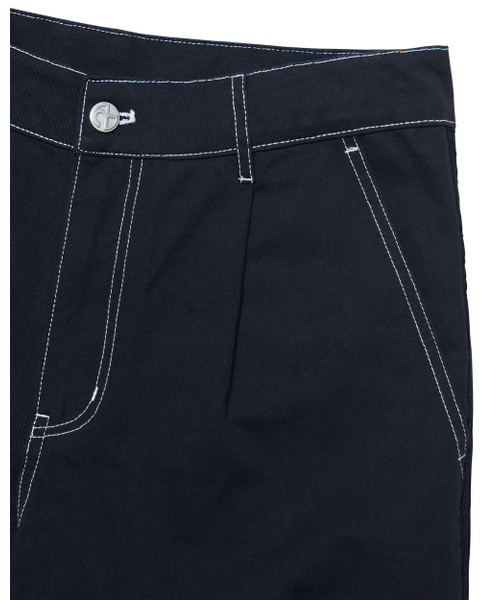 NOMANUAL(NOMANUAL)の「HALF & HALF CORDUROY PANTS - BLACK(その他パンツ・レディース・その他・SMALL/MEDIUM/LARGE)」の5枚目の写真