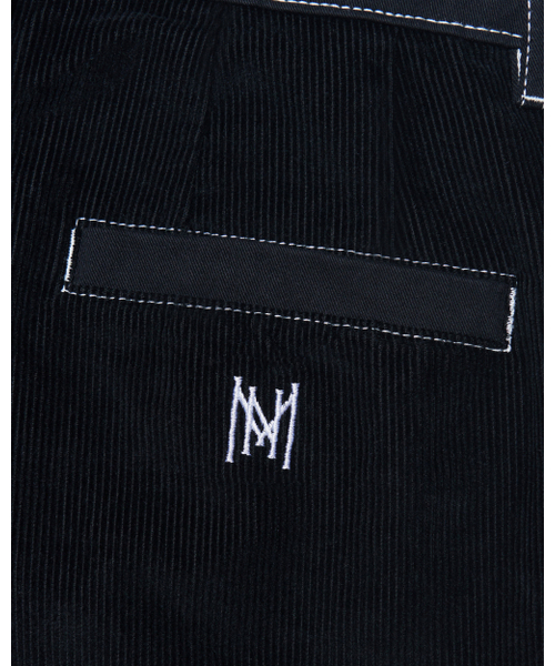 NOMANUAL(NOMANUAL)の「HALF & HALF CORDUROY PANTS - BLACK(その他パンツ・レディース・その他・SMALL/MEDIUM/LARGE)」の6枚目の写真