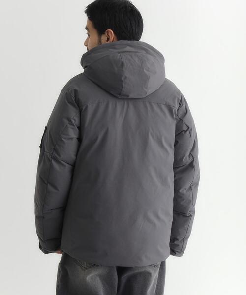 CAMP7(キャンプセブン)の「CAMP7(キャンプ7)【メンズ】【マストBUY】ダウンミックス防風ジャケット(耐久撥水・保温・防風)(ダウンジャケット/コート・メンズ・グレー/ブラック・L/XL/S/M)」の9枚目の写真
