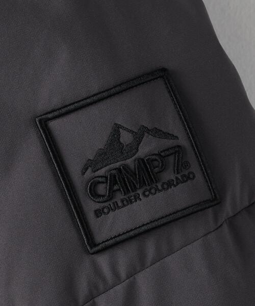 CAMP7(キャンプセブン)の「CAMP7(キャンプ7)【メンズ】【マストBUY】ダウンミックス防風ジャケット(耐久撥水・保温・防風)(ダウンジャケット/コート・メンズ・グレー/ブラック・L/XL/S/M)」の17枚目の写真