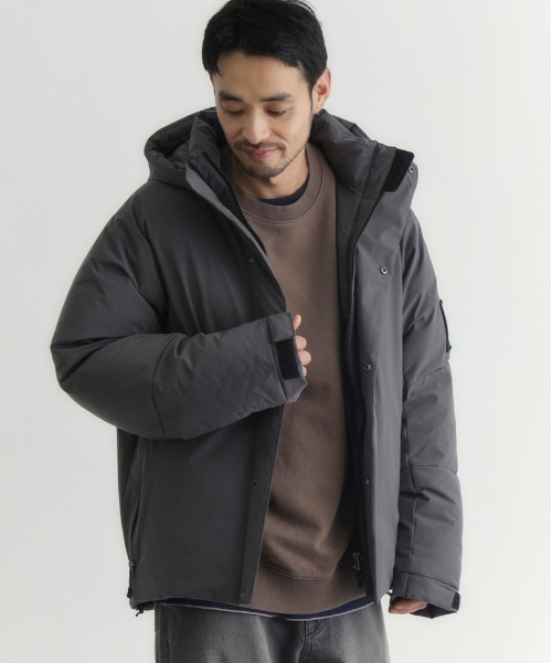 セール】【CAMP7】ダウンミックス防風ジャケット (耐久撥水 / 防寒