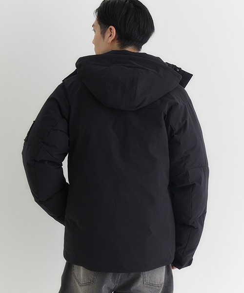 セール】【CAMP7】ダウンミックス防風ジャケット (耐久撥水 / 防寒