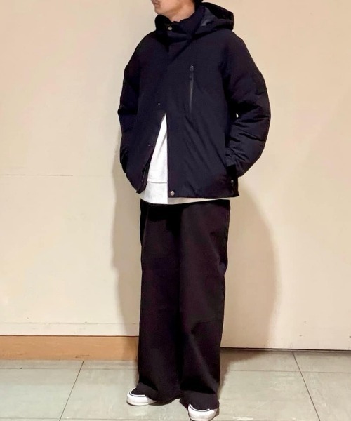 CAMP7】ダウンミックス防風ジャケット (耐久撥水 / 防寒 / 軽量