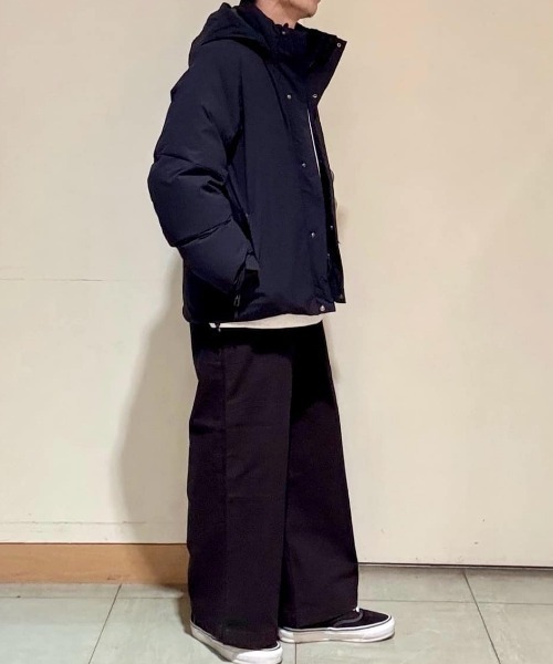 【週末SALE】CAMP7 美品 ダウンジャケット ダウン90%フード付き M セール】【CAMP7】ダウンミックス防風ジャケット (耐久撥水 / 防寒