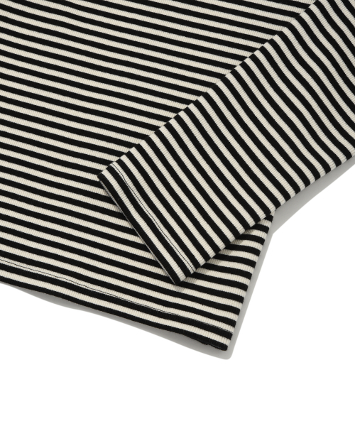 Retriever Club（レトリーバークラブ）の「BASIC STRIPE LONG SLEEVE [BLACK]（Tシャツ/カットソー・レディース・その他・SMALL/MEDIUM）」の5枚目の写真