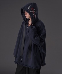 狐独 | 彼岸花刺繍ビックフーディ(パーカー)