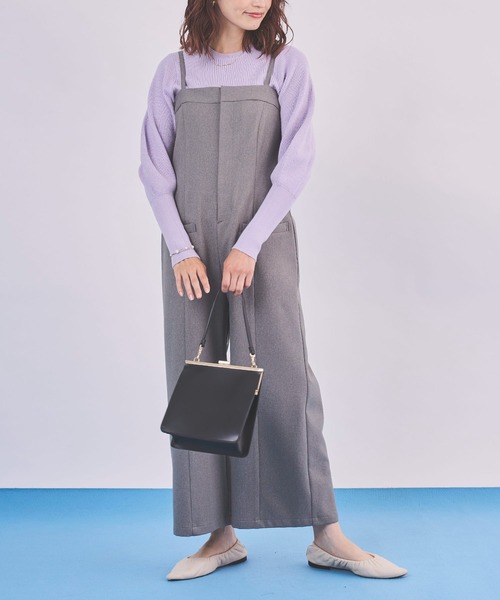 Sirin（シリン）の「≪セットアップ可≫ イージーケア ベアオールインワン【2サイズ展開】（つなぎ/オールインワン・レディース・ネイビー/グレー/グレー系その他・X-SMALL/SMALL）」の8枚目の写真