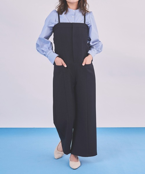 Sirin（シリン）の「≪セットアップ可≫ イージーケア ベアオールインワン【2サイズ展開】（つなぎ/オールインワン・レディース・ネイビー/グレー/グレー系その他・X-SMALL/SMALL）」の12枚目の写真