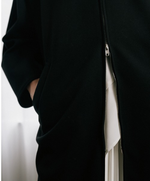Muel Chic(ミュエルシック)の「Nauru long coat ナウルロングコート(その他アウター・レディース・オフホワイト/ブラック/ブラウン・FREE)」の13枚目の写真
