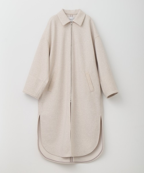Muel Chic(ミュエルシック)の「Nauru long coat ナウルロングコート(その他アウター・レディース・オフホワイト/ブラック/ブラウン・FREE)」の10枚目の写真