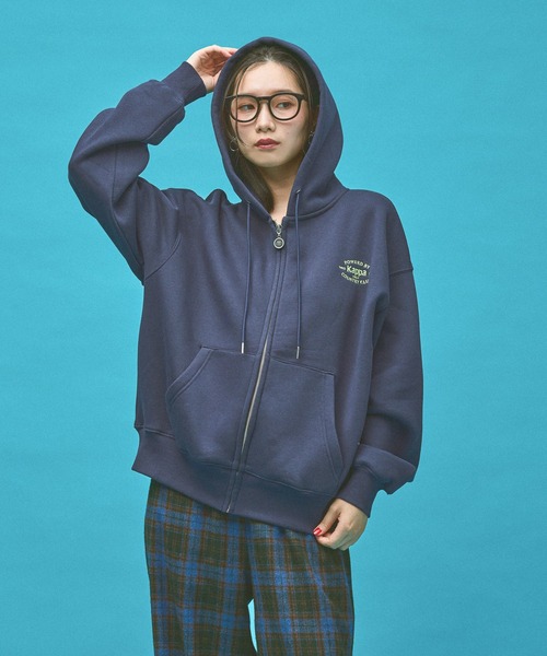 Kappa（カッパ）の「≪Kappa×and ST ウェルネスクラブ≫フロントジップパーカー (ユニセックス)（スウェット・レディース・ブラック/ネイビー/ホワイト・LARGE/MEDIUM/SMALL）」の22枚目の写真