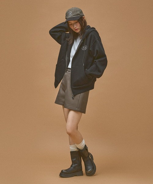 Kappa（カッパ）の「≪Kappa×and ST ウェルネスクラブ≫フロントジップパーカー (ユニセックス)（スウェット・レディース・ブラック/ネイビー/ホワイト・LARGE/MEDIUM/SMALL）」の14枚目の写真