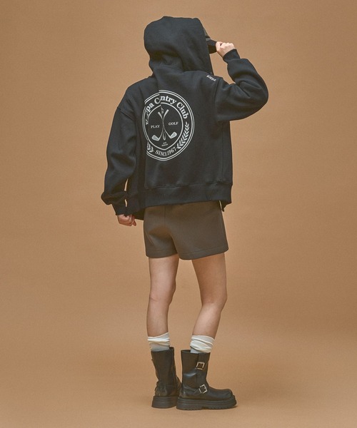 Kappa（カッパ）の「≪Kappa×and ST ウェルネスクラブ≫フロントジップパーカー (ユニセックス)（スウェット・レディース・ブラック/ネイビー/ホワイト・LARGE/MEDIUM/SMALL）」の15枚目の写真