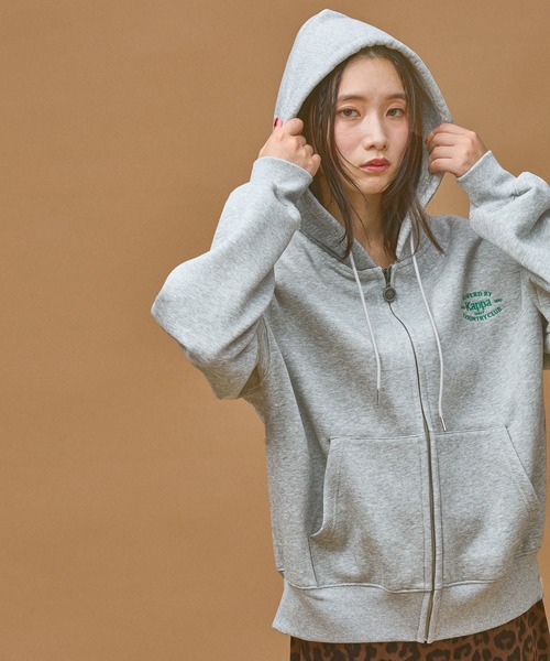 Kappa（カッパ）の「≪Kappa×and ST ウェルネスクラブ≫フロントジップパーカー (ユニセックス)（スウェット・レディース・ブラック/ネイビー/ホワイト・LARGE/MEDIUM/SMALL）」の7枚目の写真
