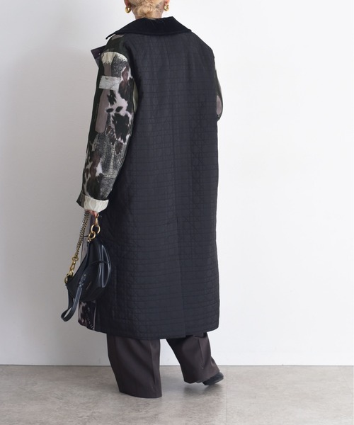 Eimee Law（エイミーロウ）の「カウ柄デニムコラージュptトレンチコート（トレンチコート・レディース・カーキ/グレー・FREE）」の14枚目の写真