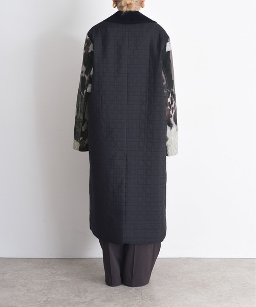 Eimee Law（エイミーロウ）の「カウ柄デニムコラージュptトレンチコート（トレンチコート・レディース・カーキ/グレー・FREE）」の21枚目の写真