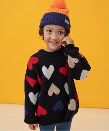 BREEZE | 【洗える/リンク】総柄バリエーションニット_ジュニア対応(ニット/セーター)