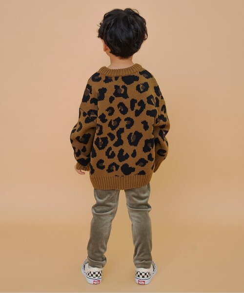 BREEZE（ブリーズ）の「【洗える/リンク】総柄バリエーションニット_ジュニア対応（ニット/セーター・キッズ・キナリ/ミント/ネイビー/キャメル/ブラック・90/100/120/140）」の11枚目の写真