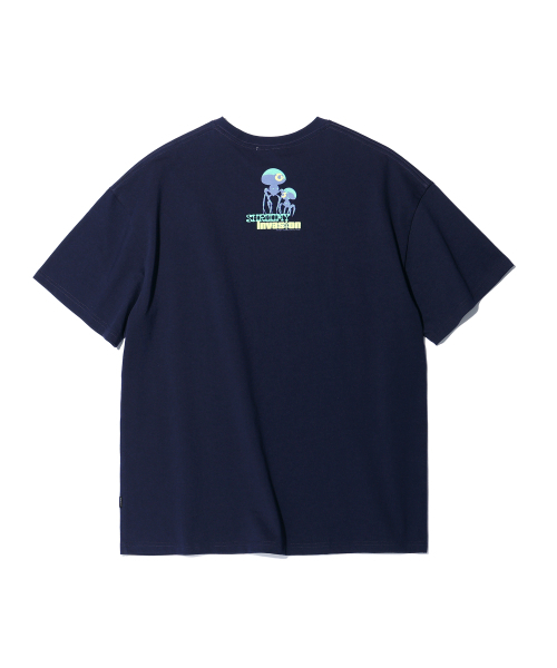 CRITIC（クリティック）の「SHROOMY INVASION T-SHIRTS NAVY（Tシャツ/カットソー・レディース・その他・LARGE/MEDIUM/X-LARGE）」の2枚目の写真