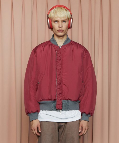 UNALLOYED(アナロイド)の「ピグメント MA-1 ジャンパー / チャコール(ブルゾン・メンズ・その他・LARGE/MEDIUM)」の4枚目の写真
