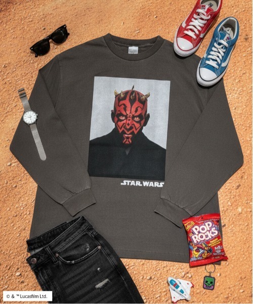 STAR WARS(スターウォーズ)の「『スター・ウォーズ/STARWARS』ロンT 長袖Tシャツ フォトグラフィック オーバーサイズ ピグメント加工 ヴィンテージライク ムービー ZOZOオリジナル(Tシャツ/カットソー・メンズ・ホワイト/ホワイト系その他/グレー系その他/ブルー系その他2/ブルー系その他3/ブルー系その他4/ブルー系その他5/ブルー系その他6/ブルー系その他7/ピンク系その他2/ピンク系その他3/ピンク系その他4/ピンク系その他5/ピンク系その他6/ピンク系その他7/ブルー系その他/ピンク系その他/ホワイト系その他2/ホワイト系その他3/ホワイト系その他4/ホワイト系その他5/ホワイト系その他6/グレー系その他2/グレー系その他3/グレー系その他4/グレー系その他5/グレー系その他6/グレー系その他7・MEDIUM/LARGE/X-LARGE)」の10枚目の写真