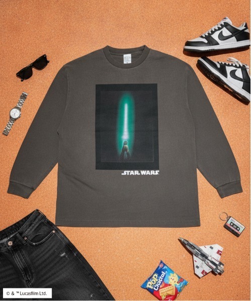 STAR WARS(スターウォーズ)の「『スター・ウォーズ/STARWARS』ロンT 長袖Tシャツ フォトグラフィック オーバーサイズ ピグメント加工 ヴィンテージライク ムービー ZOZOオリジナル(Tシャツ/カットソー・メンズ・ホワイト/ホワイト系その他/グレー系その他/ブルー系その他2/ブルー系その他3/ブルー系その他4/ブルー系その他5/ブルー系その他6/ブルー系その他7/ピンク系その他2/ピンク系その他3/ピンク系その他4/ピンク系その他5/ピンク系その他6/ピンク系その他7/ブルー系その他/ピンク系その他/ホワイト系その他2/ホワイト系その他3/ホワイト系その他4/ホワイト系その他5/ホワイト系その他6/グレー系その他2/グレー系その他3/グレー系その他4/グレー系その他5/グレー系その他6/グレー系その他7・MEDIUM/LARGE/X-LARGE)」の12枚目の写真