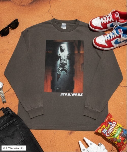 STAR WARS(スターウォーズ)の「『スター・ウォーズ/STARWARS』ロンT 長袖Tシャツ フォトグラフィック オーバーサイズ ピグメント加工 ヴィンテージライク ムービー ZOZOオリジナル(Tシャツ/カットソー・メンズ・ホワイト/ホワイト系その他/グレー系その他/ブルー系その他2/ブルー系その他3/ブルー系その他4/ブルー系その他5/ブルー系その他6/ブルー系その他7/ピンク系その他2/ピンク系その他3/ピンク系その他4/ピンク系その他5/ピンク系その他6/ピンク系その他7/ブルー系その他/ピンク系その他/ホワイト系その他2/ホワイト系その他3/ホワイト系その他4/ホワイト系その他5/ホワイト系その他6/グレー系その他2/グレー系その他3/グレー系その他4/グレー系その他5/グレー系その他6/グレー系その他7・MEDIUM/LARGE/X-LARGE)」の13枚目の写真