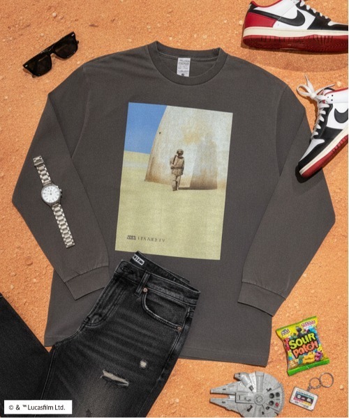 STAR WARS(スターウォーズ)の「『スター・ウォーズ/STARWARS』ロンT 長袖Tシャツ フォトグラフィック オーバーサイズ ピグメント加工 ヴィンテージライク ムービー ZOZOオリジナル(Tシャツ/カットソー・メンズ・ホワイト/ホワイト系その他/グレー系その他/ブルー系その他2/ブルー系その他3/ブルー系その他4/ブルー系その他5/ブルー系その他6/ブルー系その他7/ピンク系その他2/ピンク系その他3/ピンク系その他4/ピンク系その他5/ピンク系その他6/ピンク系その他7/ブルー系その他/ピンク系その他/ホワイト系その他2/ホワイト系その他3/ホワイト系その他4/ホワイト系その他5/ホワイト系その他6/グレー系その他2/グレー系その他3/グレー系その他4/グレー系その他5/グレー系その他6/グレー系その他7・MEDIUM/LARGE/X-LARGE)」の15枚目の写真
