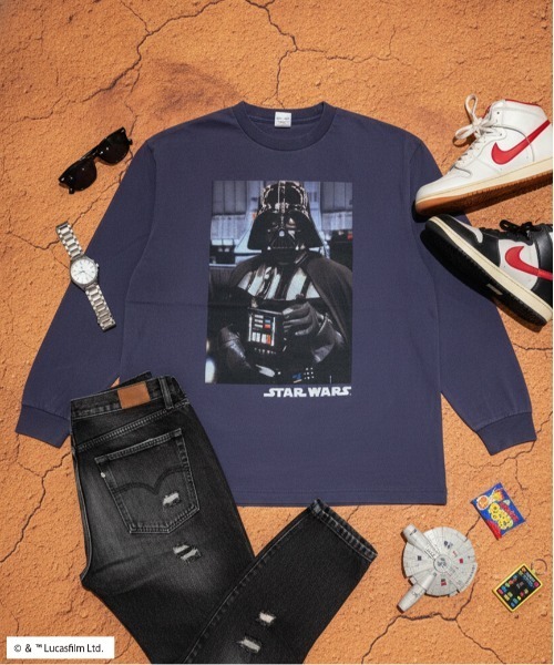STAR WARS(スターウォーズ)の「『スター・ウォーズ/STARWARS』ロンT 長袖Tシャツ フォトグラフィック オーバーサイズ ピグメント加工 ヴィンテージライク ムービー ZOZOオリジナル(Tシャツ/カットソー・メンズ・ホワイト/ホワイト系その他/グレー系その他/ブルー系その他2/ブルー系その他3/ブルー系その他4/ブルー系その他5/ブルー系その他6/ブルー系その他7/ピンク系その他2/ピンク系その他3/ピンク系その他4/ピンク系その他5/ピンク系その他6/ピンク系その他7/ブルー系その他/ピンク系その他/ホワイト系その他2/ホワイト系その他3/ホワイト系その他4/ホワイト系その他5/ホワイト系その他6/グレー系その他2/グレー系その他3/グレー系その他4/グレー系その他5/グレー系その他6/グレー系その他7・MEDIUM/LARGE/X-LARGE)」の18枚目の写真