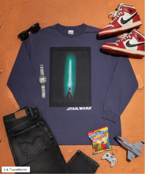 STAR WARS(スターウォーズ)の「『スター・ウォーズ/STARWARS』ロンT 長袖Tシャツ フォトグラフィック オーバーサイズ ピグメント加工 ヴィンテージライク ムービー ZOZOオリジナル(Tシャツ/カットソー・メンズ・ホワイト/ホワイト系その他/グレー系その他/ブルー系その他2/ブルー系その他3/ブルー系その他4/ブルー系その他5/ブルー系その他6/ブルー系その他7/ピンク系その他2/ピンク系その他3/ピンク系その他4/ピンク系その他5/ピンク系その他6/ピンク系その他7/ブルー系その他/ピンク系その他/ホワイト系その他2/ホワイト系その他3/ホワイト系その他4/ホワイト系その他5/ホワイト系その他6/グレー系その他2/グレー系その他3/グレー系その他4/グレー系その他5/グレー系その他6/グレー系その他7・MEDIUM/LARGE/X-LARGE)」の19枚目の写真