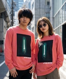 STAR WARS（スターウォーズ）の「『スター・ウォーズ/STARWARS』ロンT 長袖Tシャツ フォトグラフィック オーバーサイズ ピグメント加工 ヴィンテージライク ムービー ZOZOオリジナル（Tシャツ/カットソー）」