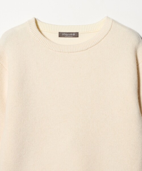 A DAY IN THE LIFE UNITED ARROWS（アデイインザライフユナイテッドアローズ）の「フォックス アンゴラブレンド ニット ＜A DAY IN THE LIFE＞（ニット/セーター・レディース・モカ/ダークグレー/オフホワイト・FREE）」の20枚目の写真