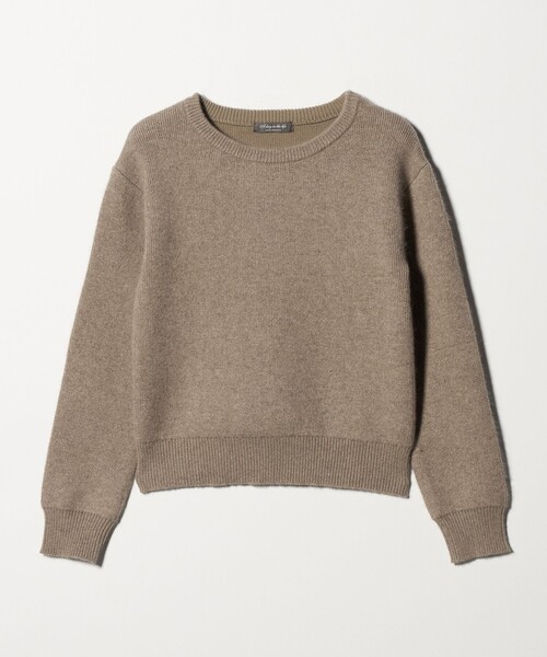 A DAY IN THE LIFE UNITED ARROWS（アデイインザライフユナイテッドアローズ）の「フォックス アンゴラブレンド ニット ＜A DAY IN THE LIFE＞（ニット/セーター・レディース・モカ/ダークグレー/オフホワイト・FREE）」の22枚目の写真