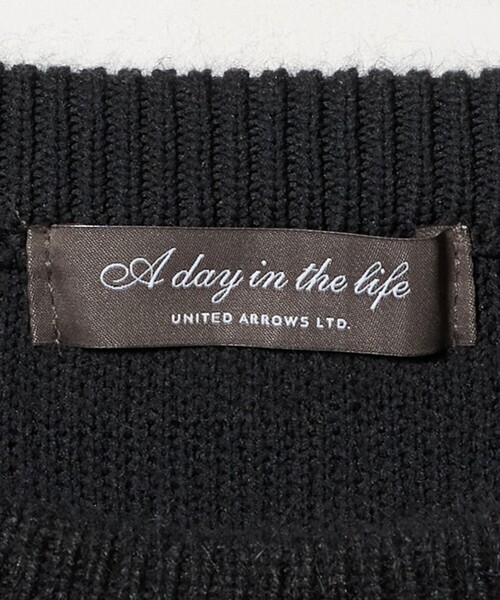 A DAY IN THE LIFE UNITED ARROWS（アデイインザライフユナイテッドアローズ）の「フォックス アンゴラブレンド ニット ＜A DAY IN THE LIFE＞（ニット/セーター・レディース・モカ/ダークグレー/オフホワイト・FREE）」の7枚目の写真