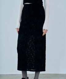 cord velour skirt
