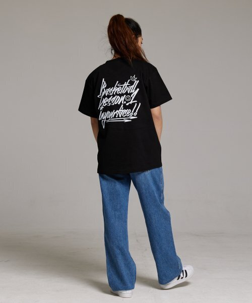 CREAM SODA LAB(クリームソーダラボ)の「バスケットボールレッスン.1 半袖Tシャツ ブラック(Tシャツ/カットソー・レディース・その他・MEDIUM/LARGE/X-LARGE/XX-LARGE)」の9枚目の写真