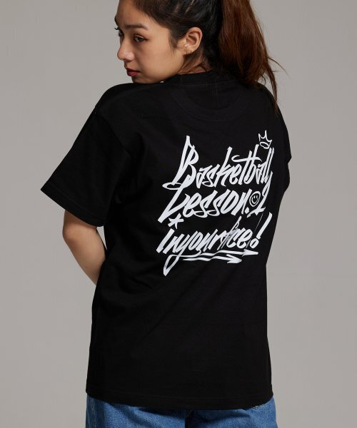CREAM SODA LAB(クリームソーダラボ)の「バスケットボールレッスン.1 半袖Tシャツ ブラック(Tシャツ/カットソー・レディース・その他・MEDIUM/LARGE/X-LARGE/XX-LARGE)」の10枚目の写真