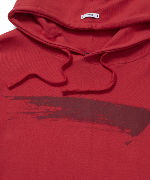 STIGMA(スティグマ)の「PAINT HOODIE RED(パーカー・メンズ・その他・MEDIUM/LARGE/X-LARGE)」の5枚目の写真