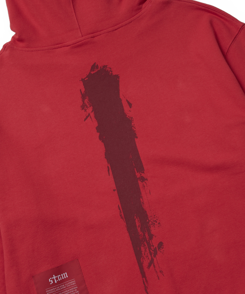 STIGMA(スティグマ)の「PAINT HOODIE RED(パーカー・メンズ・その他・MEDIUM/LARGE/X-LARGE)」の8枚目の写真
