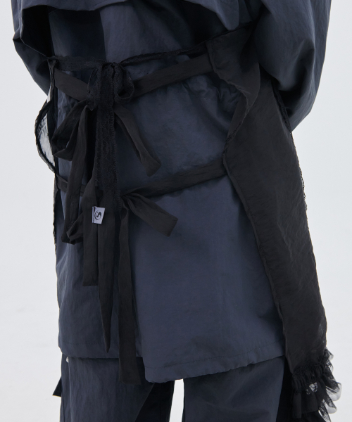 PIECEMAKER(ピースメーカー)の「TS 3WAY SHEER APRON (BLACK)(ワンピース・レディース・その他・FREE)」の3枚目の写真