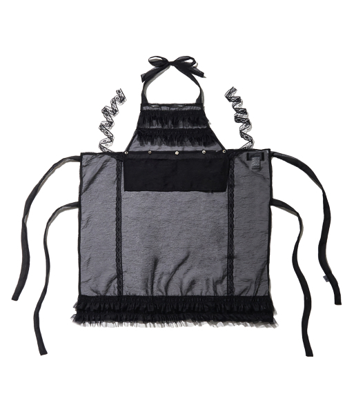 PIECEMAKER(ピースメーカー)の「TS 3WAY SHEER APRON (BLACK)(ワンピース・レディース・その他・FREE)」の4枚目の写真
