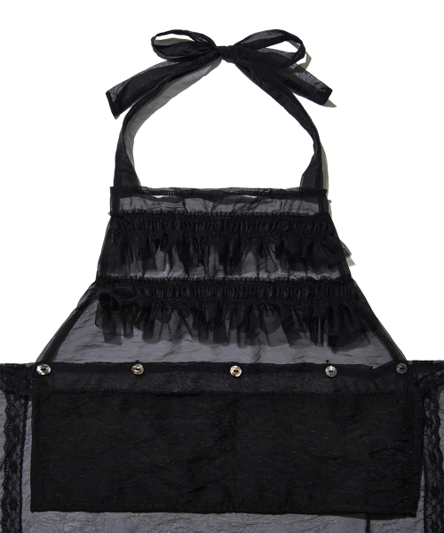PIECEMAKER(ピースメーカー)の「TS 3WAY SHEER APRON (BLACK)(ワンピース・レディース・その他・FREE)」の6枚目の写真